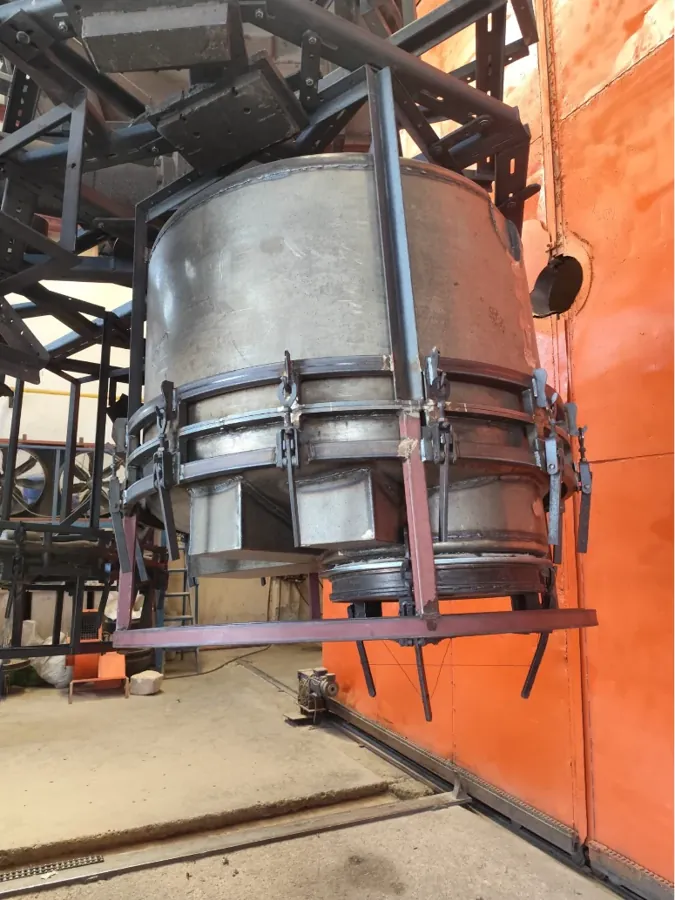 Rotational Molding Tooling — Workshop Oven Setup